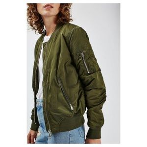 Green Bomber Jacket